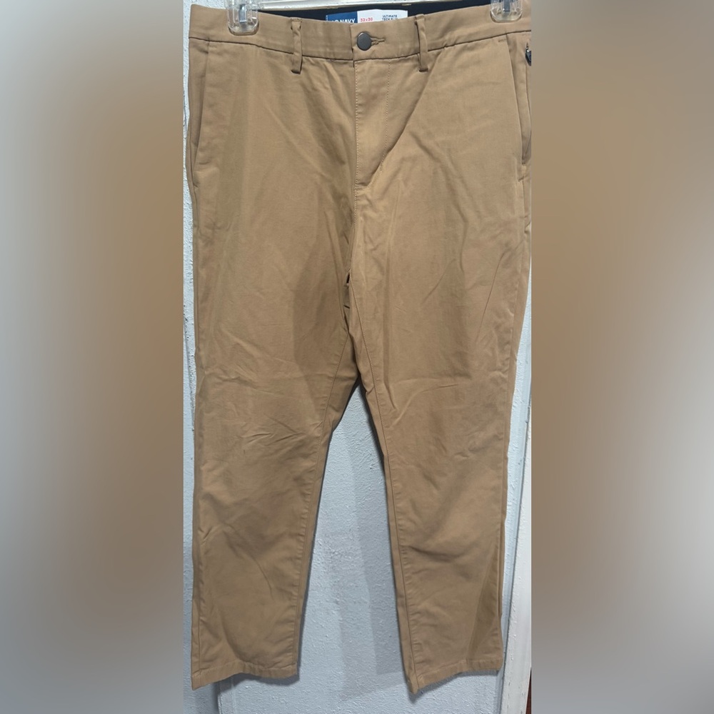 Old Navy Men's Khaki Straight-Fit Chinos